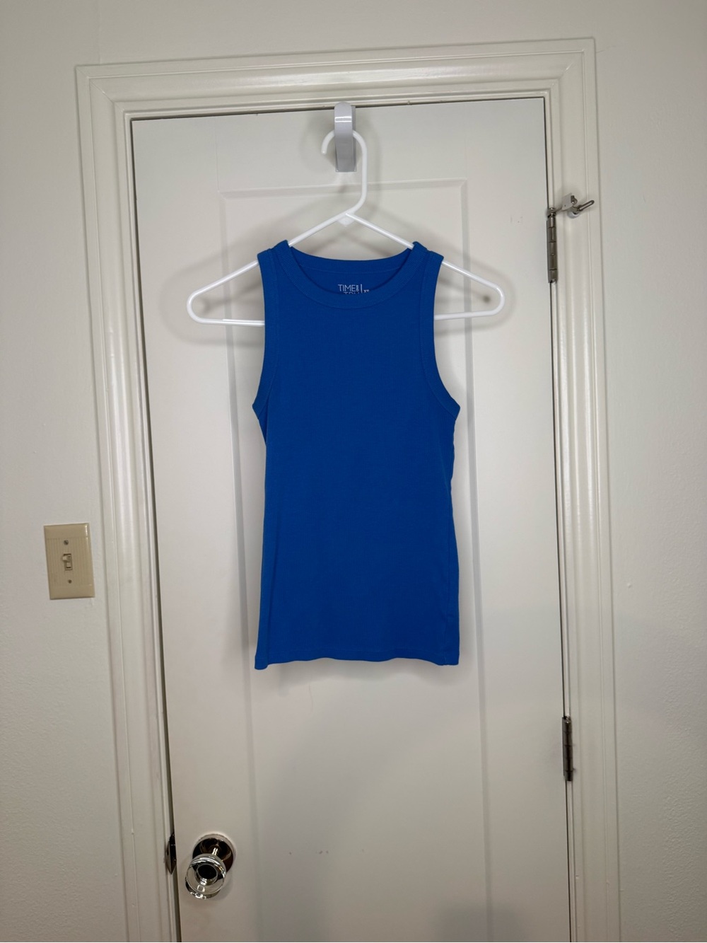 Bright Blue Sleeveless Tank Top